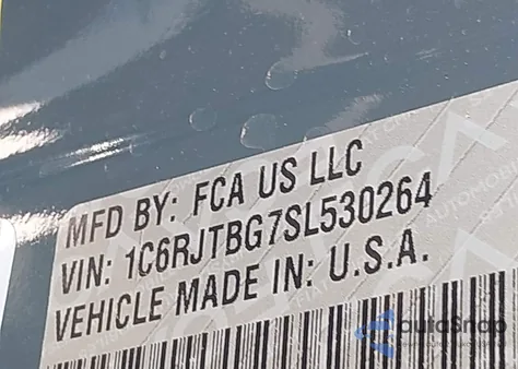 2025 Jeep Gladiator Rubicon z USA, uszkodzony, nr VIN 1C6RJTBG7SL530264